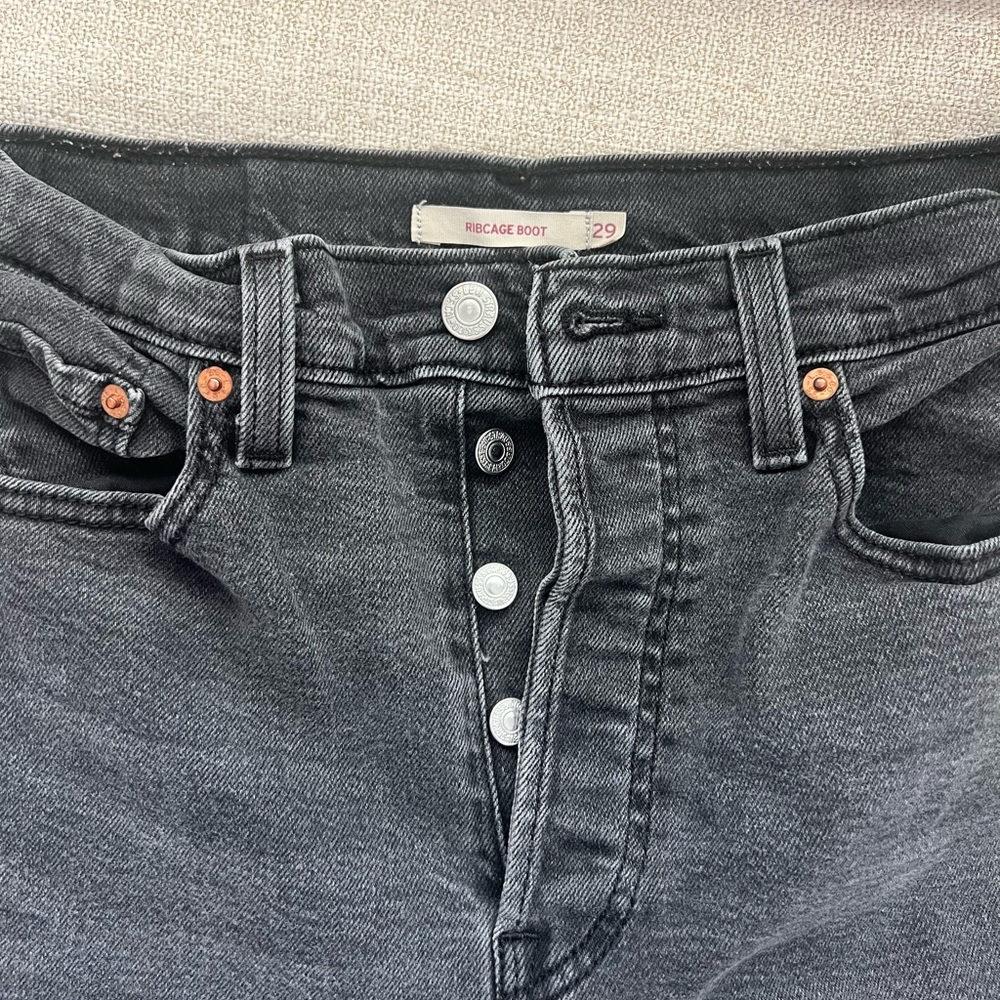 Levi's Women's Ribcage Flare Jeans Black